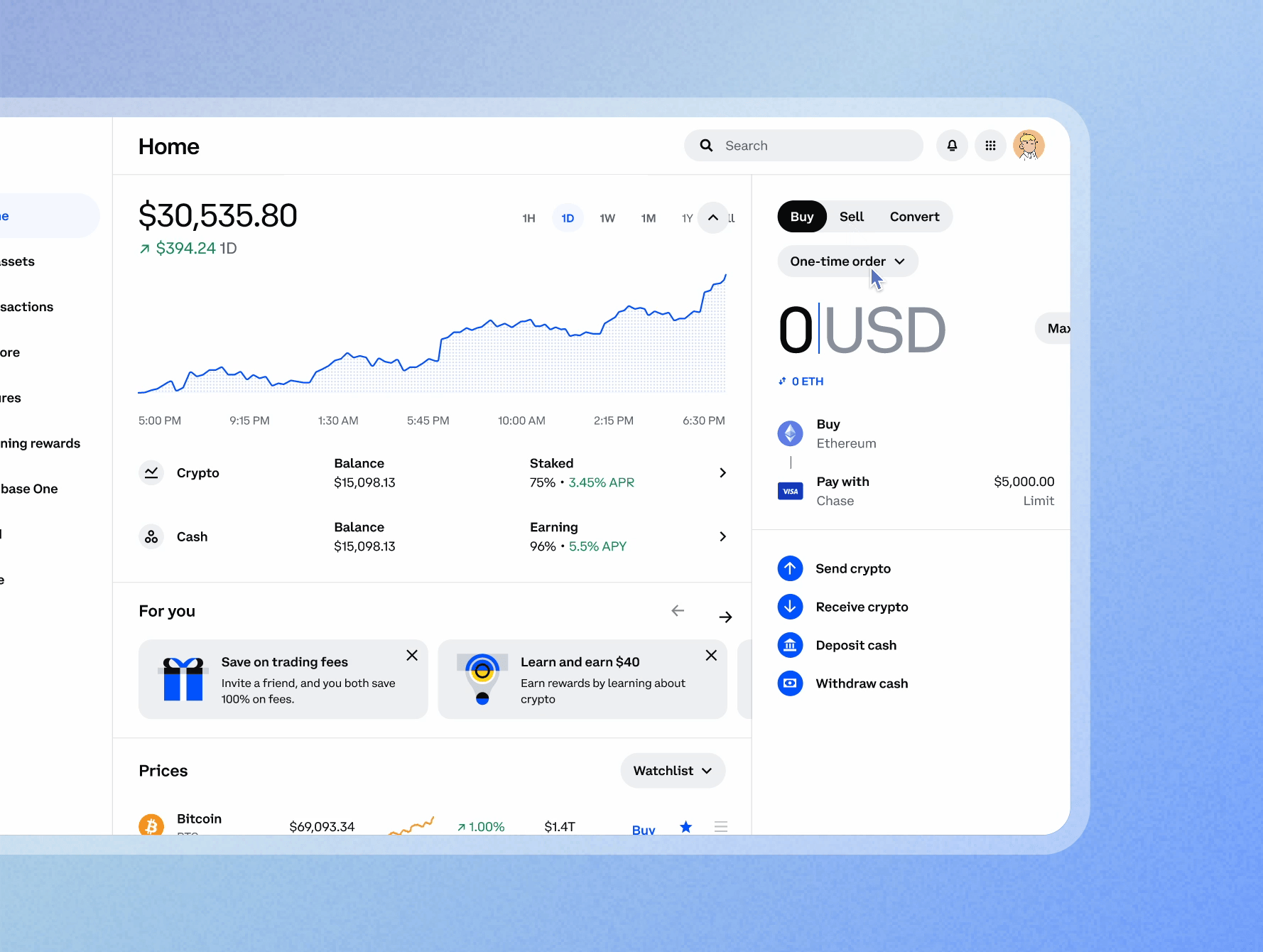 Coinbase case study - global search